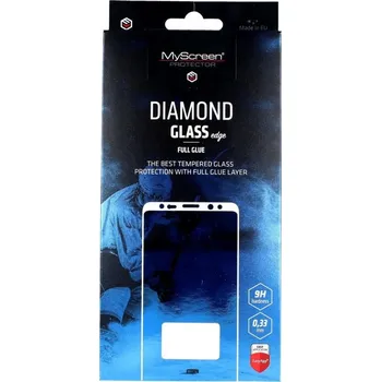 Tvrzené sklo na iPhone 12 Pro Max DIAMOND FullGlue černé (ochranné sklo iPhone 12 Pro Max)
