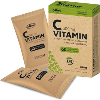 Vitar Vitamin C + Rakytník EKO 60 cps.