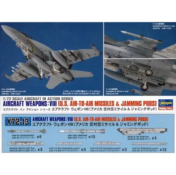 Plastikový model Hasegawa Hasegawa X72-13 US Aircraft Weapon VIII 1/72