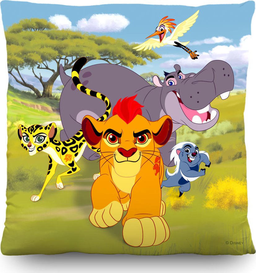 AG Design Cuscino Decorativo Disney Principesse 40x40 Cm – Microfibra Stampa Fronte/retro, Lavabile A Mano