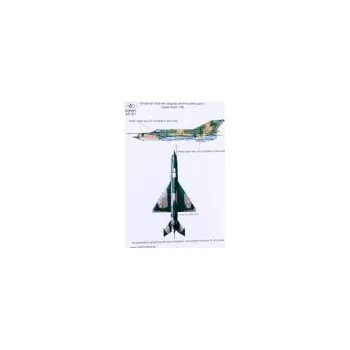 Plastikový model 1/48 Decal Hungarian insignias & numbers (MiG-21)