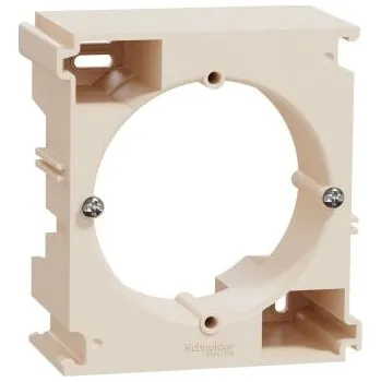 Elektrická zásuvka Sedna Design krabice pro povrchovou montáž rozšiřující béžová