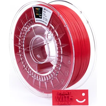 Filament PLA filament Rubin Red 1,75 mm Print With Smile 0,5 kg