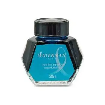 Výtvarná barva Lahvičkový inkoust Waterman světle modrý,rychlé dodání
