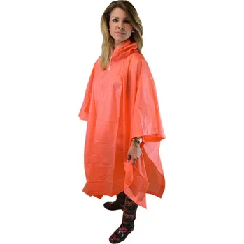 Pláštěnka Pidilidi poncho pro dospělé, Pidilidi, PL0064, oranžová