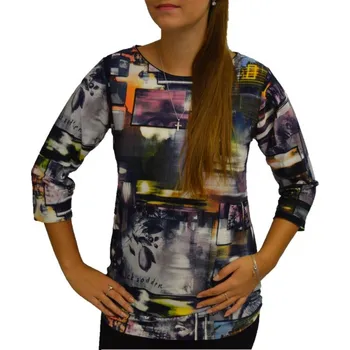 Dámská halenka Halenka Pratto fialová do gumiček velikost pratto: 52