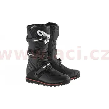 Moto obuv boty TECH TRIAL 2020, ALPINESTARS (černá/červená) 44,5 (US 10)