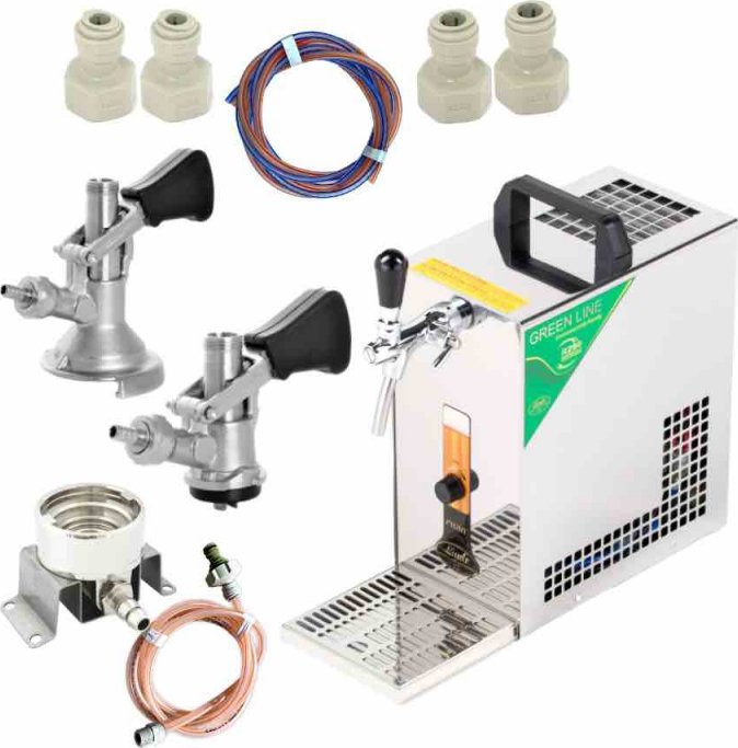 LINDR.CZ Set Pygmy 25/k Green Line bajonet, plochý´+ SET proplach bajonet