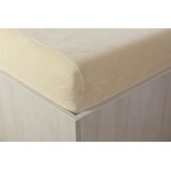 Prostěradlo JAN peří Sametové prostěradlo béžové 90, 140, 160, 180 x 200 cm - Sametové prostěradlo béžové 90 x 200 cm