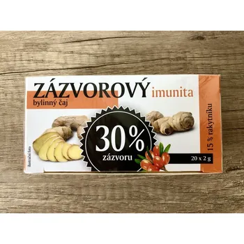 Čaj Frape Zázvorový bylinný čaj 30% 40g