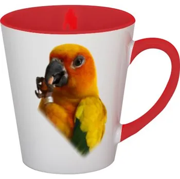 Pánské oblečení Hrnek kónický barevný s potiskem Aratinga sluneční