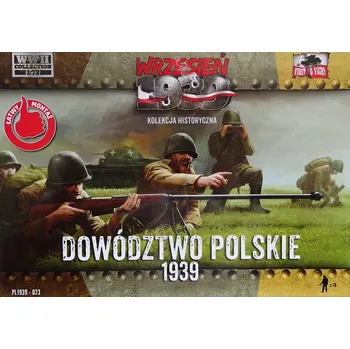 Plastikový model First To Fight 1/72 Polish Infantry HQ 1939 (18 fig.)
