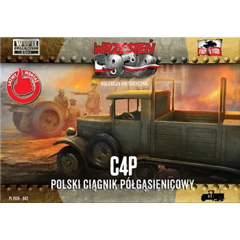 Plastikový model First To Fight 1/72 C4P Polish tractor half-track