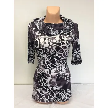 dámské tuniky, Barva Antracitově šedá, Velikost XXL 48, Materiál 96% Viskoza 4% Lycra