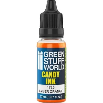 Modelářská barva Green Stuff World: Candy Ink Amber Orange 17ml
