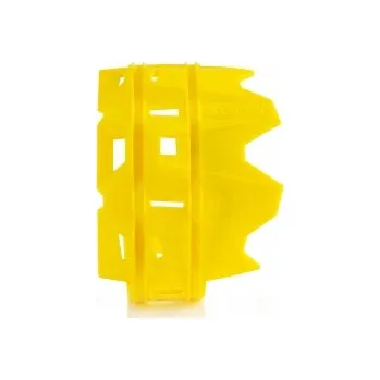 Výfuk pro motocykl Univerzální silikonový chránič výfuku ACERBIS SILENCER PROTECTOR žlutý (Tepelně odolný 200°C, obvod 200/400 mm)