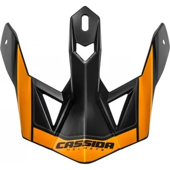 Motodoplněk kšilt pro přilby Cross Pro II, CASSIDA (oranžová/černá/šedá)