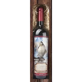 Víno Bohemia Gifts & Cosmetics Dárkové červené víno Petrův zdar 0,75 l
