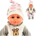 Lamps 60003 panenka 30 cm šedo-růžová