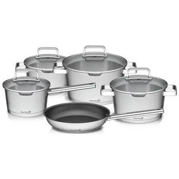 Sada nádobí G21 Gourmet Magic s cedníkem 9ks, sada hrnců