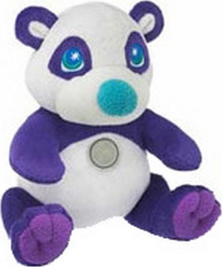 Kuschel-Panda Als Kugel – 22 Cm, Weiß-schwarzer Plüsch, Mit Roter Schleife, Weich Gefüllt, Perfekt Als Spielzeug & Kuscheltier Für Kinder