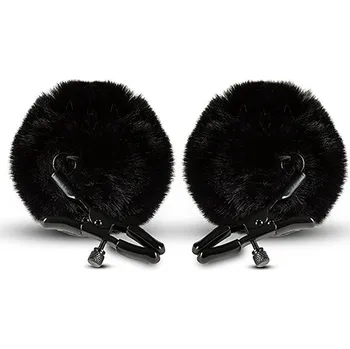 Skřipce na bradavky Blush NOIR POM ADJUSTABLE NIPPLE CLAMPS black - s kupónem KUP15 cena 331 Kč + extra diskrétní expedice