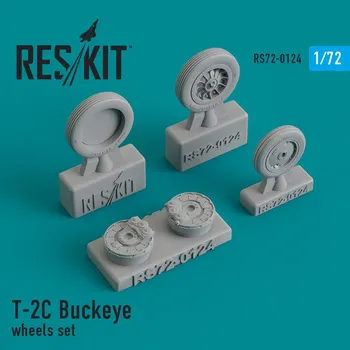 Plastikový model Reskit 1/72 T-2C Buckeye wheels set (REV,MATCHBOX)