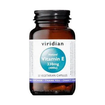 Zdraví VIRIDIAN nutrition Vitamin E 330mg 400iu 30 kapslí
