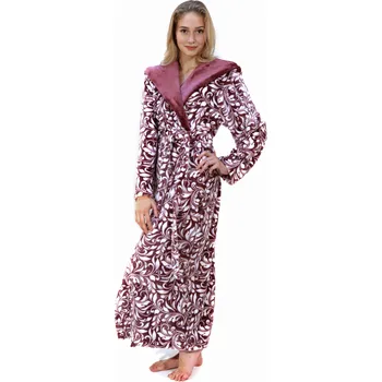 Dámský župan Dámský župan Flora 3956 4803 tmavý vřes vel.S - Vestis