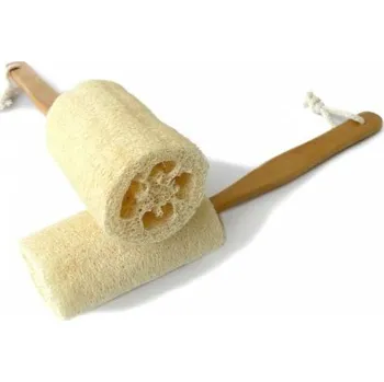 Koupelový kartáč Kartáč na záda masážní z přírodní lufy Caribbean Sun