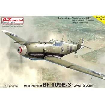 Plastikový model 1:72 Messerschmitt Bf 109 E-3 „Over Spain“
