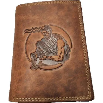 Peněženka Vodnář kožená peněženka znamení zvěrokruhu