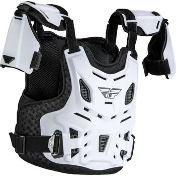 Motocyklový chránič hrudi a pátěře Dětský hrudní chránič FLY RACING REVEL ROOST bílá barva, jednotná velikost (Dětský tělový chránič hrudníku a zad)