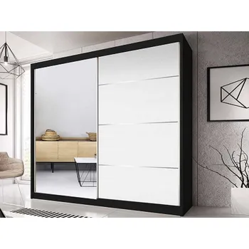 Šatní skříň Šatní skříň EDDIE 35 - 200cm, černá