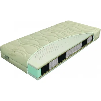 Matrace Materasso NATURA hydrolatex T3/T4 - luxusní oboustranná pružinová matrace pro zdravý spánek 90 x 195 cm, snímatelný potah