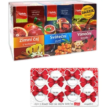 Čaj Apotheke Apotheke Soubal zimních čajů 60 sáčků + samolepky