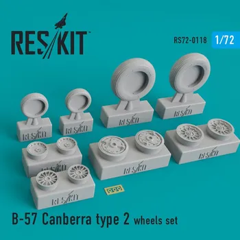 Plastikový model Reskit 1/72 B-57 Canberra type 2 wheels set (ITAL)