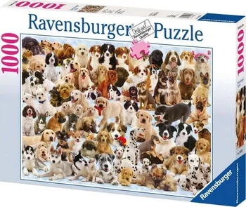 Puzzle Ravensburger Psi koláž 1000 dílků