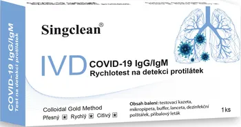 Diagnostický test Singclean IVD Covid-19 IgG/IgM