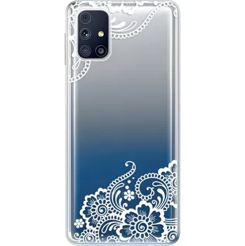 Pouzdro na mobilní telefon Odolné silikonové pouzdro iSaprio - White Lace 02 - Samsung Galaxy M31s