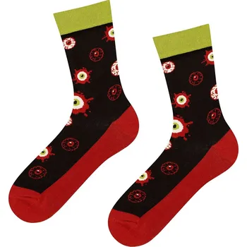 Pánské ponožky Pánské i dámské vzorované ponožky Good Stuff oči - SOXO černá- MIX barev 35-40