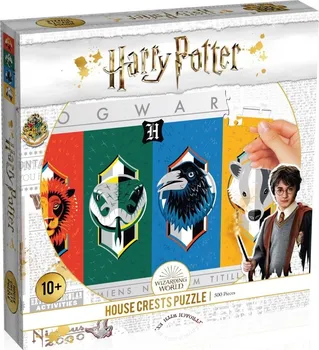 Puzzle Winning Moves Harry Potter House Crests 500 dílků