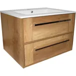 A-INTERIÉRY Koupelnová skříňka s keramickým umyvadlem Venezia 80