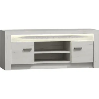 Televizní stolek Tv Stolek Indianapolis 137 cm Kraft Bily