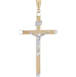 Lillian Vassago Přívěsek křížek z kombinovaného zlata LLV06-GP110