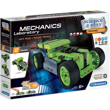 Dětská vědecká sada Clementoni Mechanická laboratoř Hot Rod