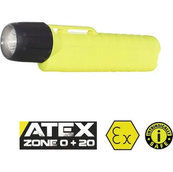 Svítilna UK Light UK4AA ELED RFL - žlutá ATEX svítilna 225 lumenů, zóna 0