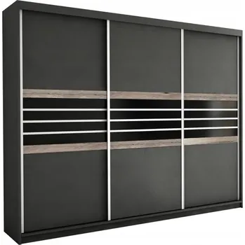 Šatní skříň Skříň Turyn 250cm Lava