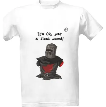 Pánská móda Tričko s potiskem černý rytíř pánské