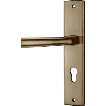 Stavební výplň Klika Matta Z5 PZ72 patina ľevá